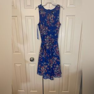 Jessica Howard Blue Floral Dress. Size 14